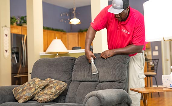 Arm chair cleaning by Teasdale Fenton